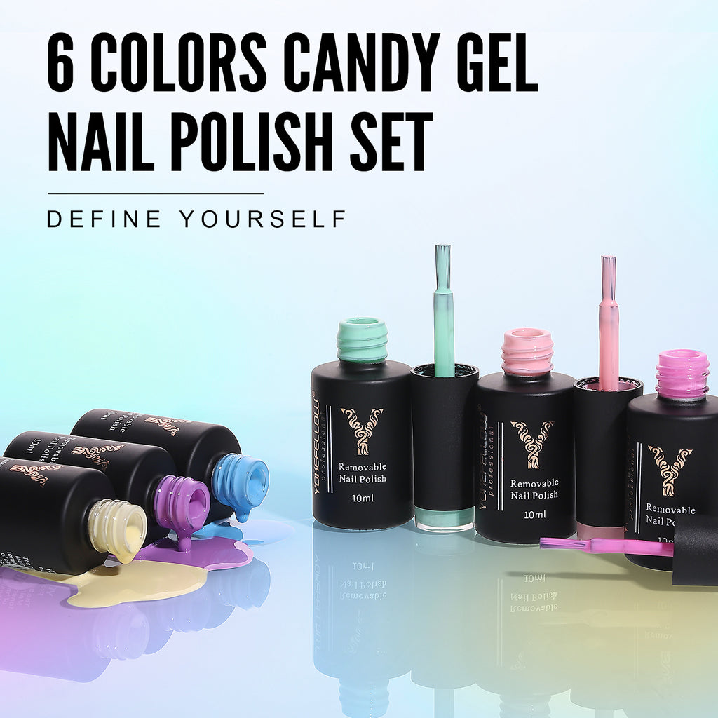 Macaron Series-6 Colors Gel Polish Set - YokefellowBeauty