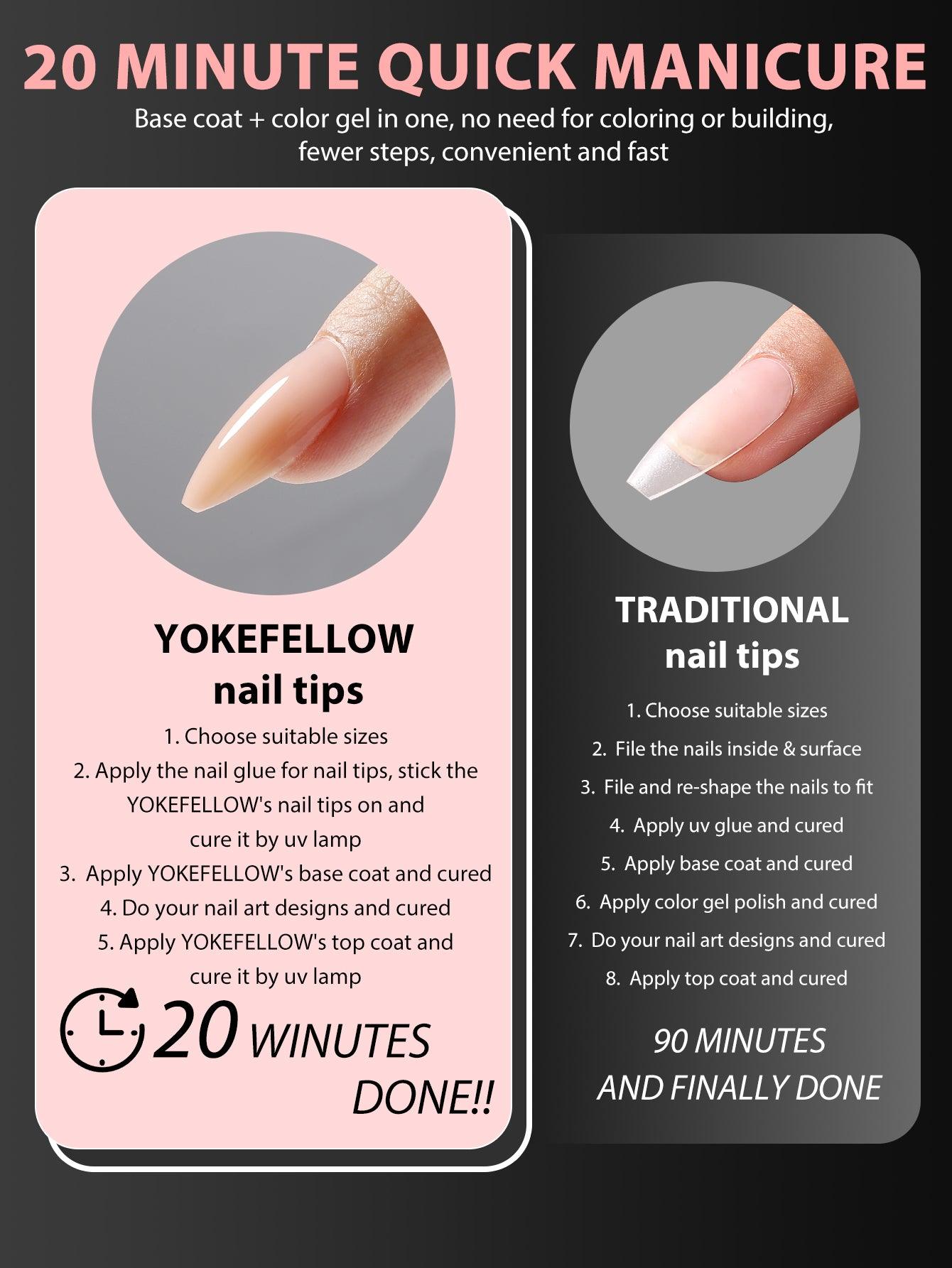 Press On Nail Tips-YK-PP-115-122