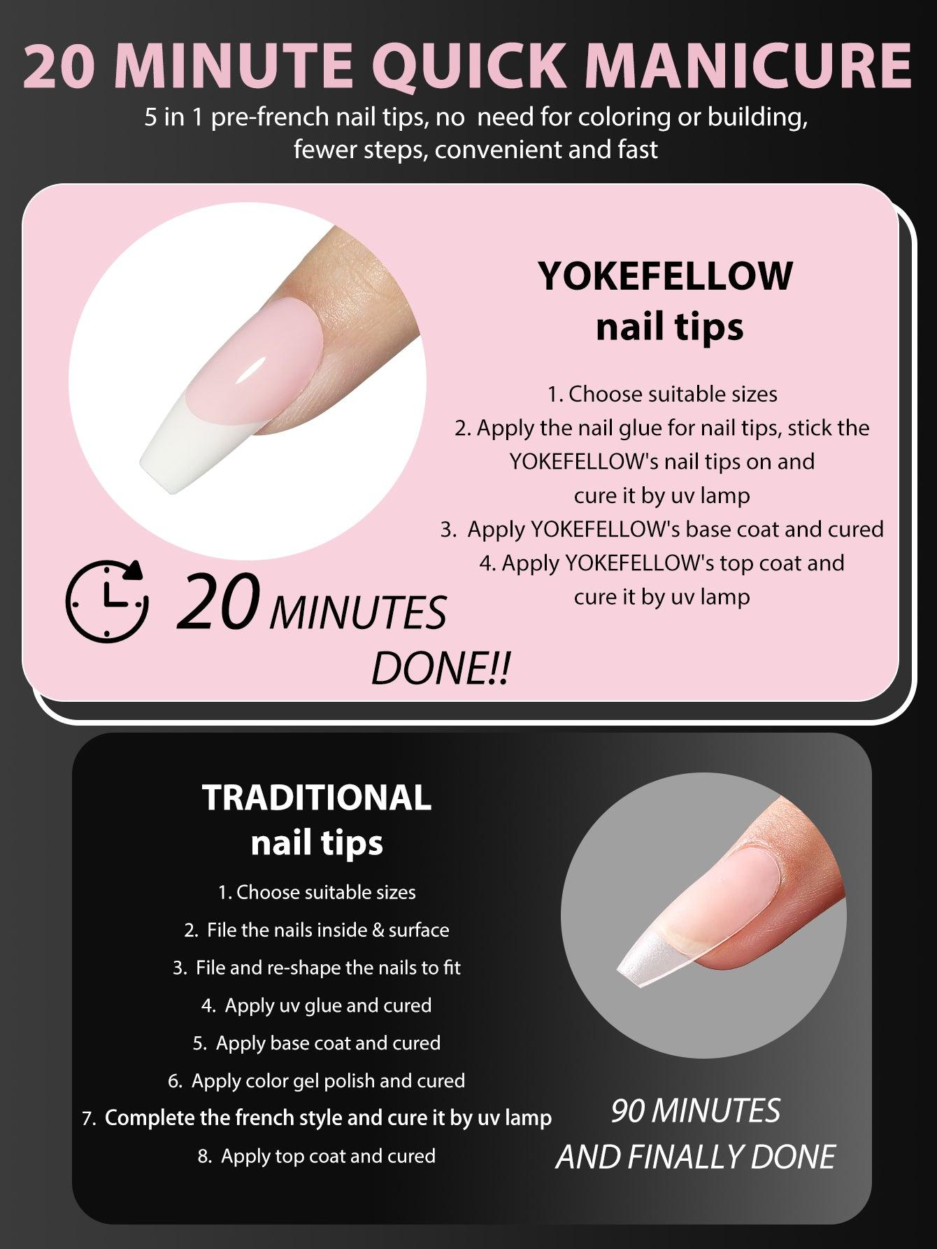 Press On French Nail Tips