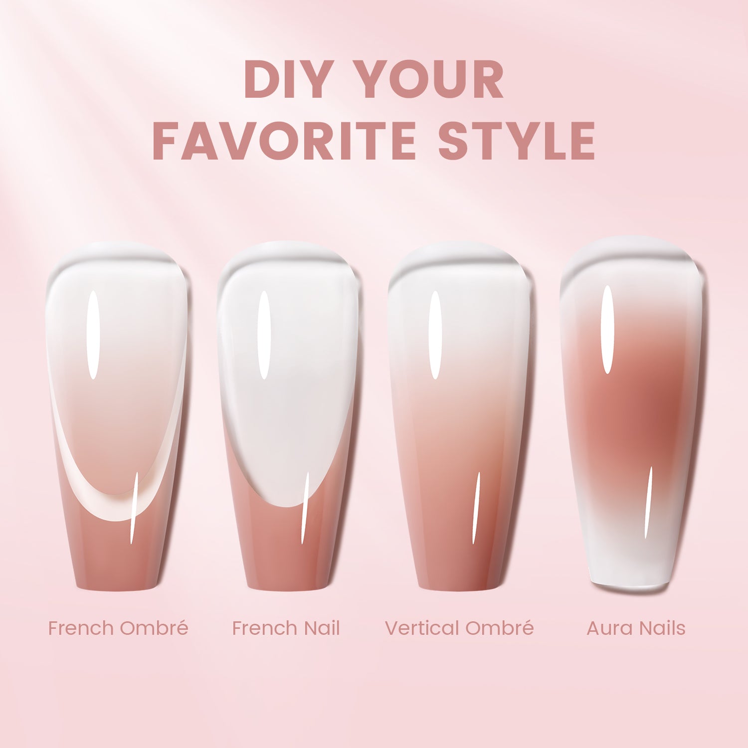 YOKEFELLOW GleamTap Cushion Ombre Painting Gel-GT612