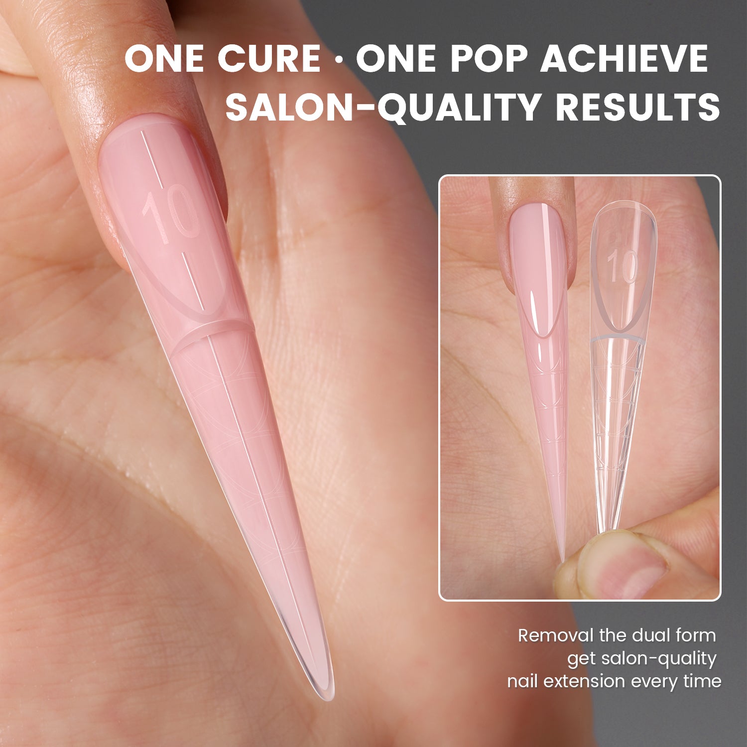Stiletto ImMaster 3D Reverse French Dual Form-IM112