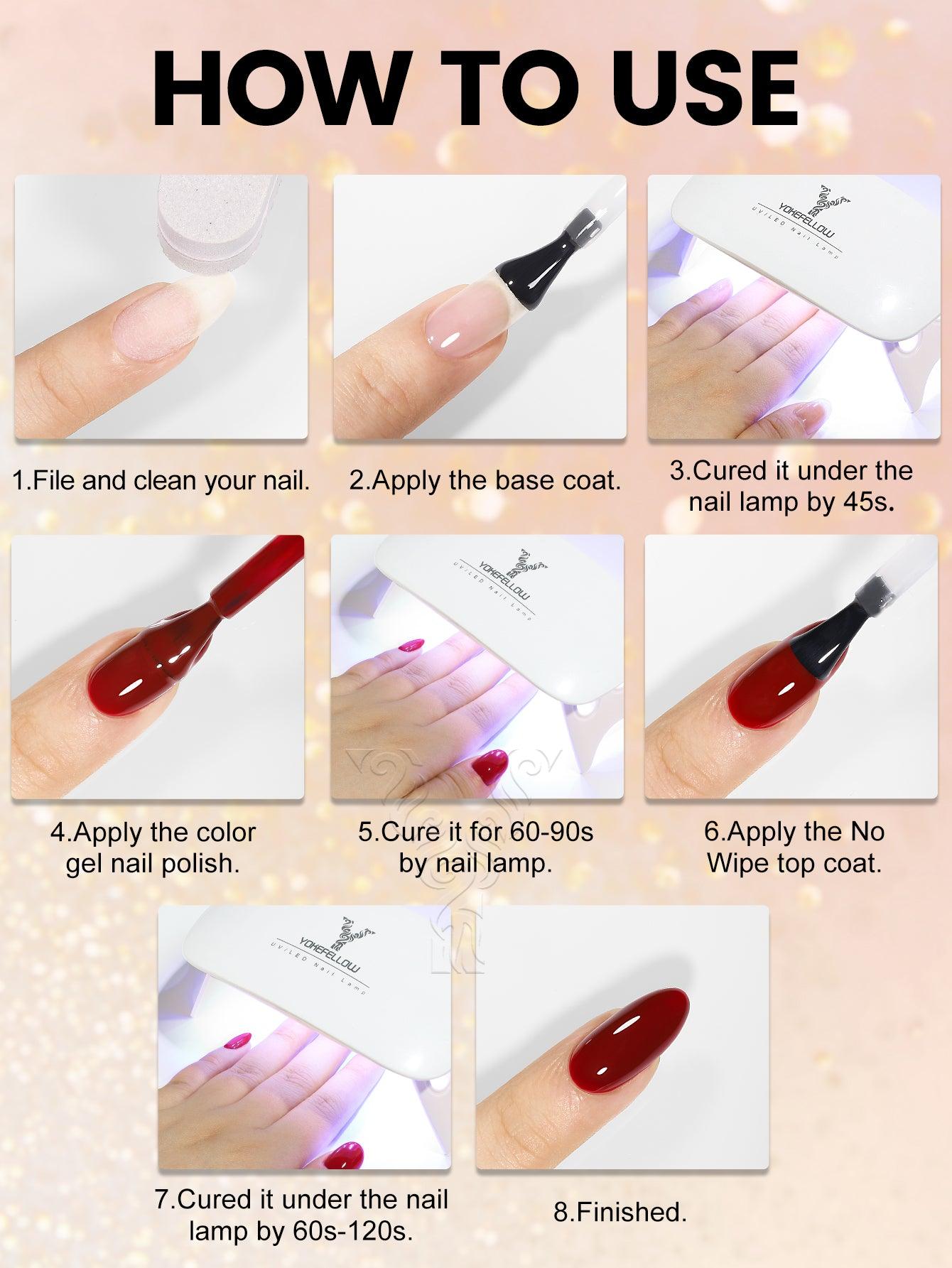 Coffret de vernis à ongles en gel Glitter Series-6PCS