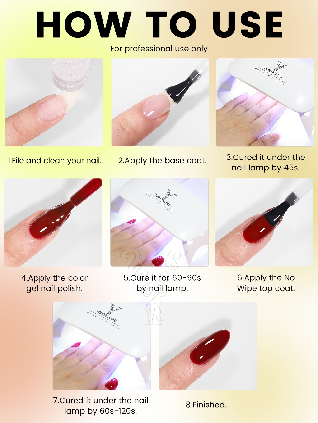 Serie Primavera - Set de 6 esmaltes en gel