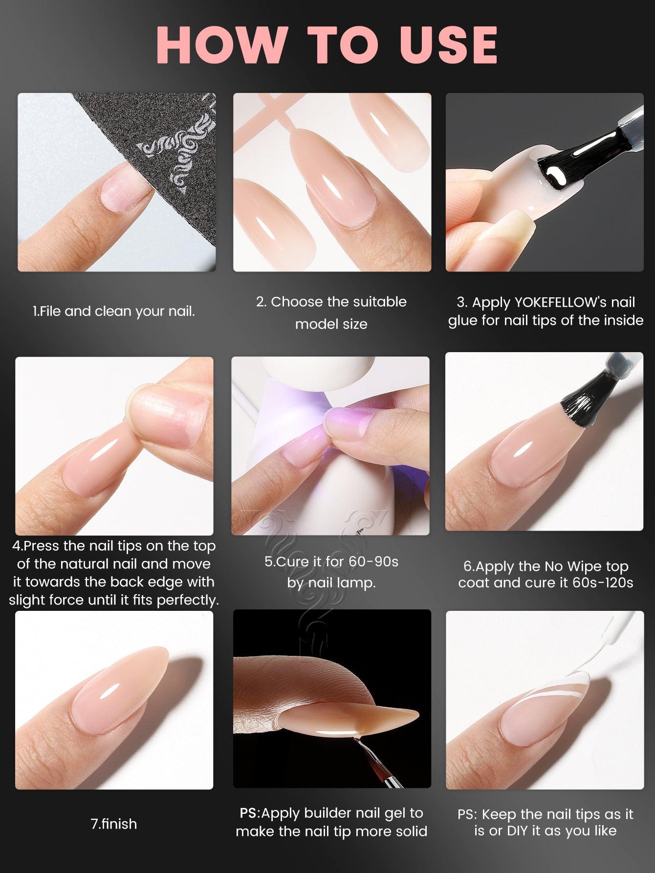 Press On Nail Tips-YK-PP-115-122