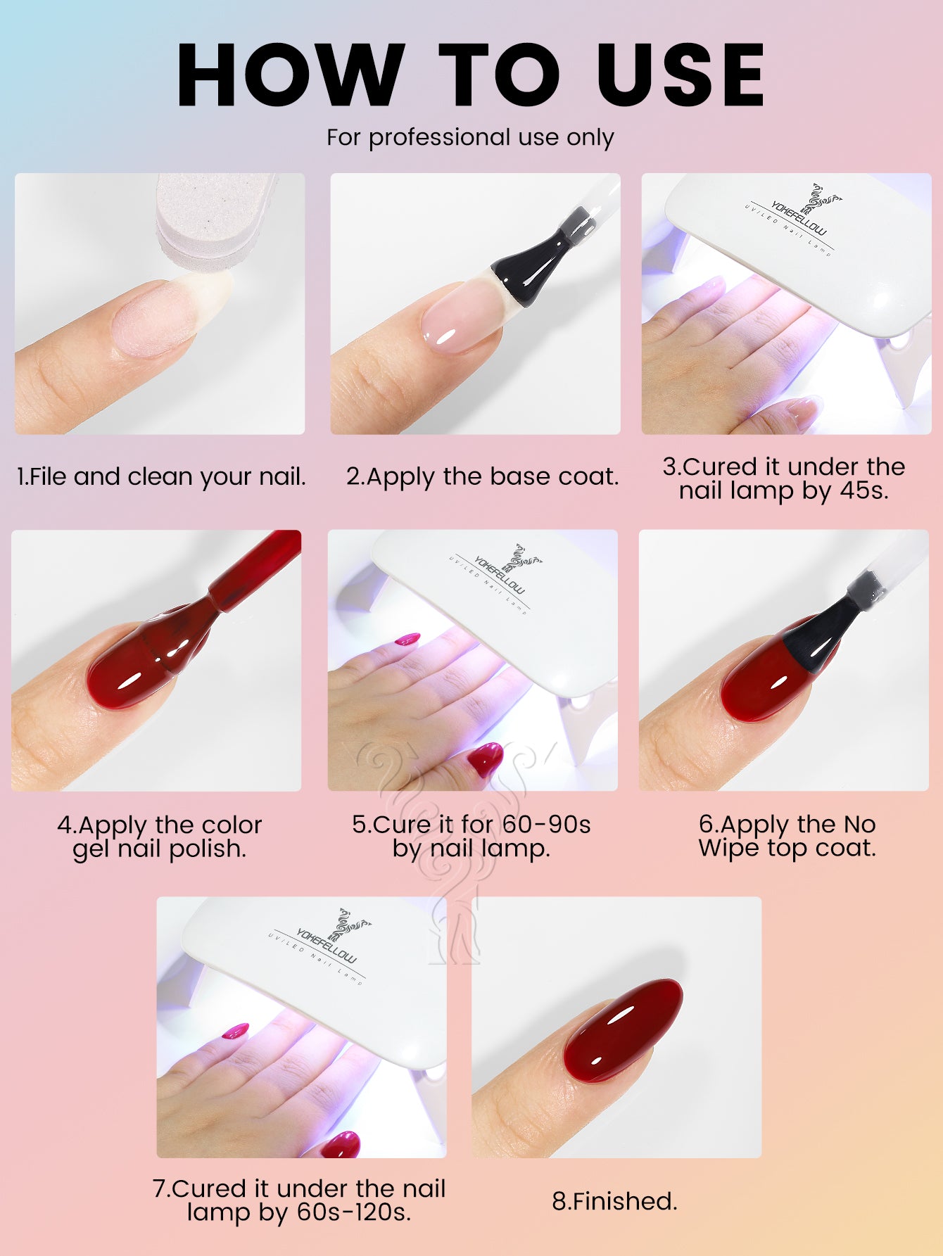 Spring Series-3 Colors Gel Polish Set