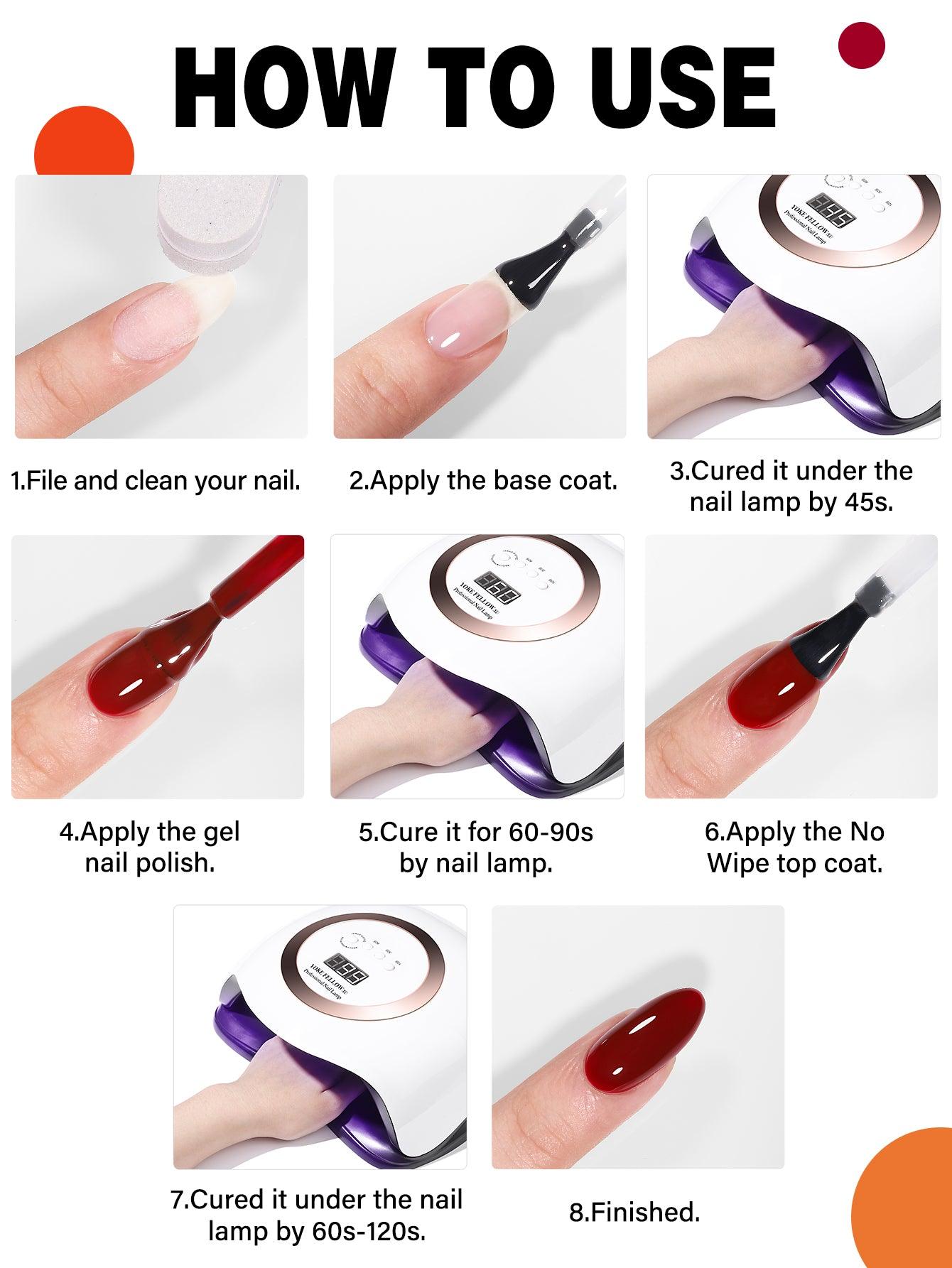 Orange Series-6 Colors Gel Polish Set - YokefellowBeauty