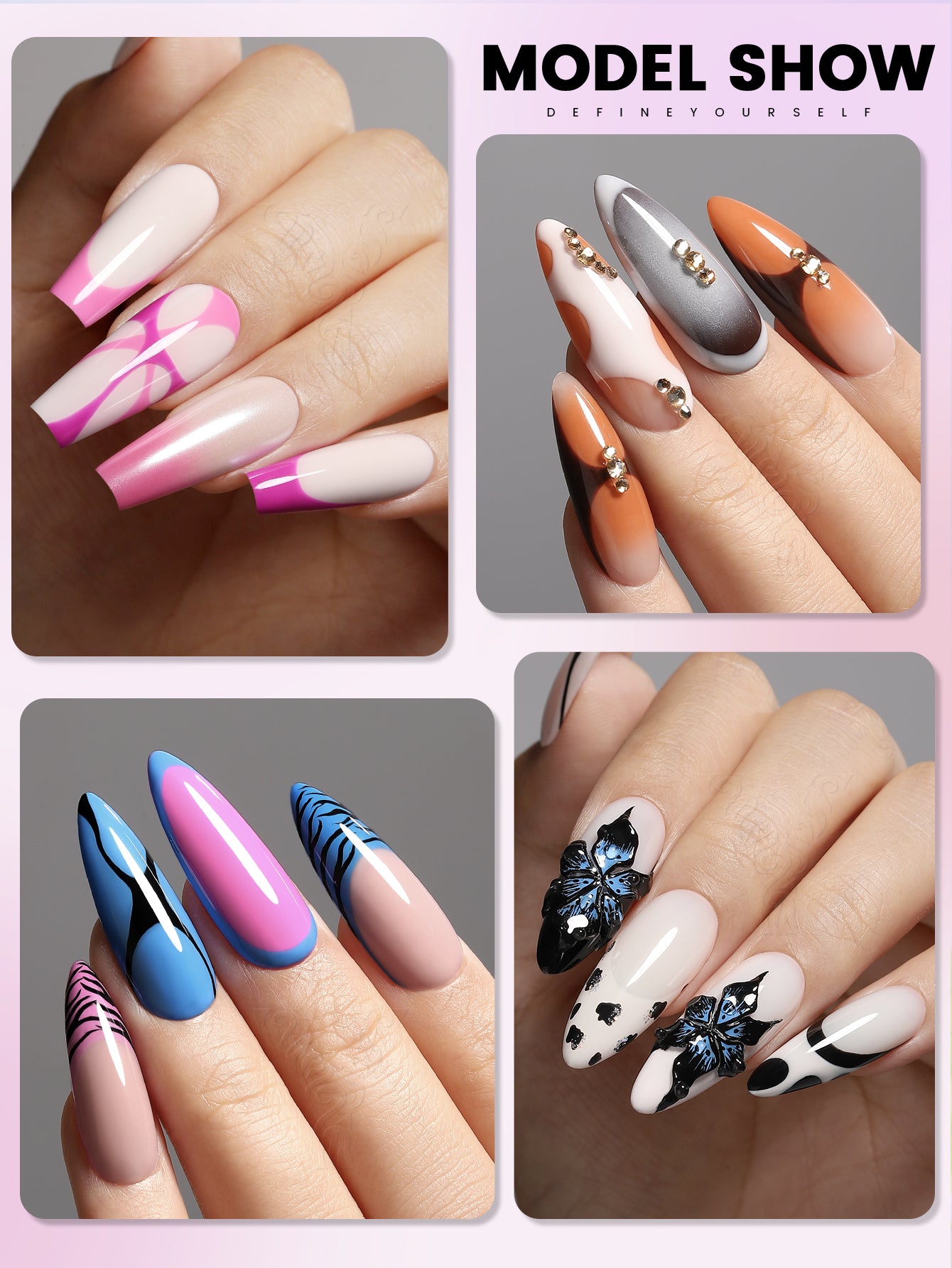 Pink Series-6PCS Gel Polish Set