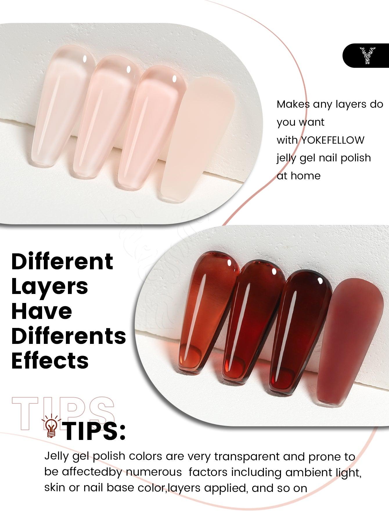 Jelly Series-3 Colors Gel Polish Set