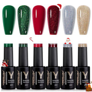 Christmas Series-6 Colors Gel Polish Set - YokefellowBeauty