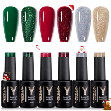 Christmas Series-6 Colors Gel Polish Set - YokefellowBeauty