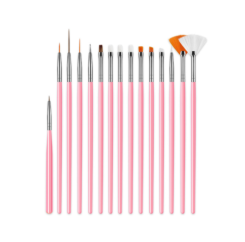 15PCS Nail Art Brush Set-B-001 - YokefellowBeauty