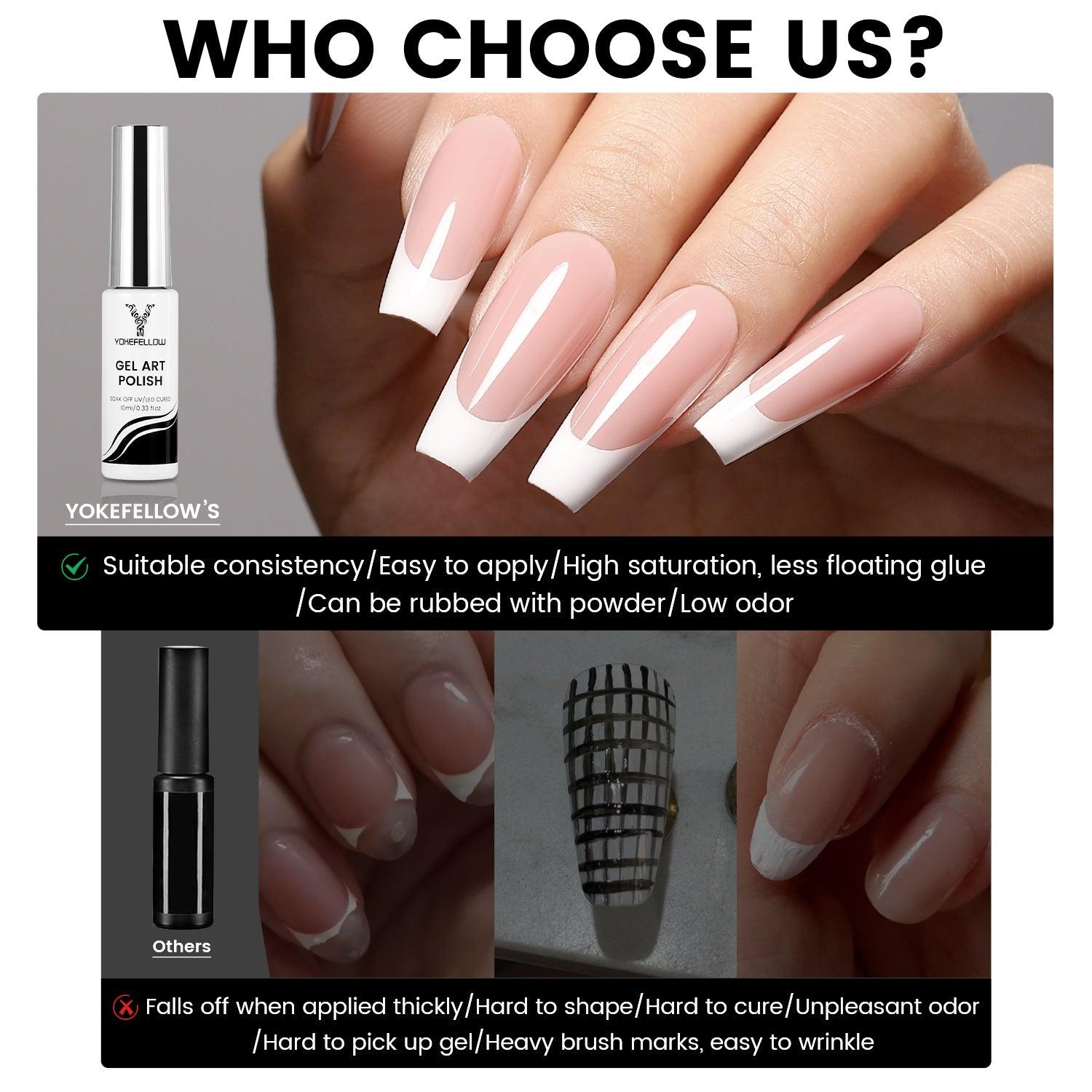 2PCS Gel Art Polish Set