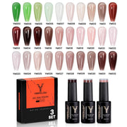 Serie Jelly - Set di 3 smalti in gel colorati