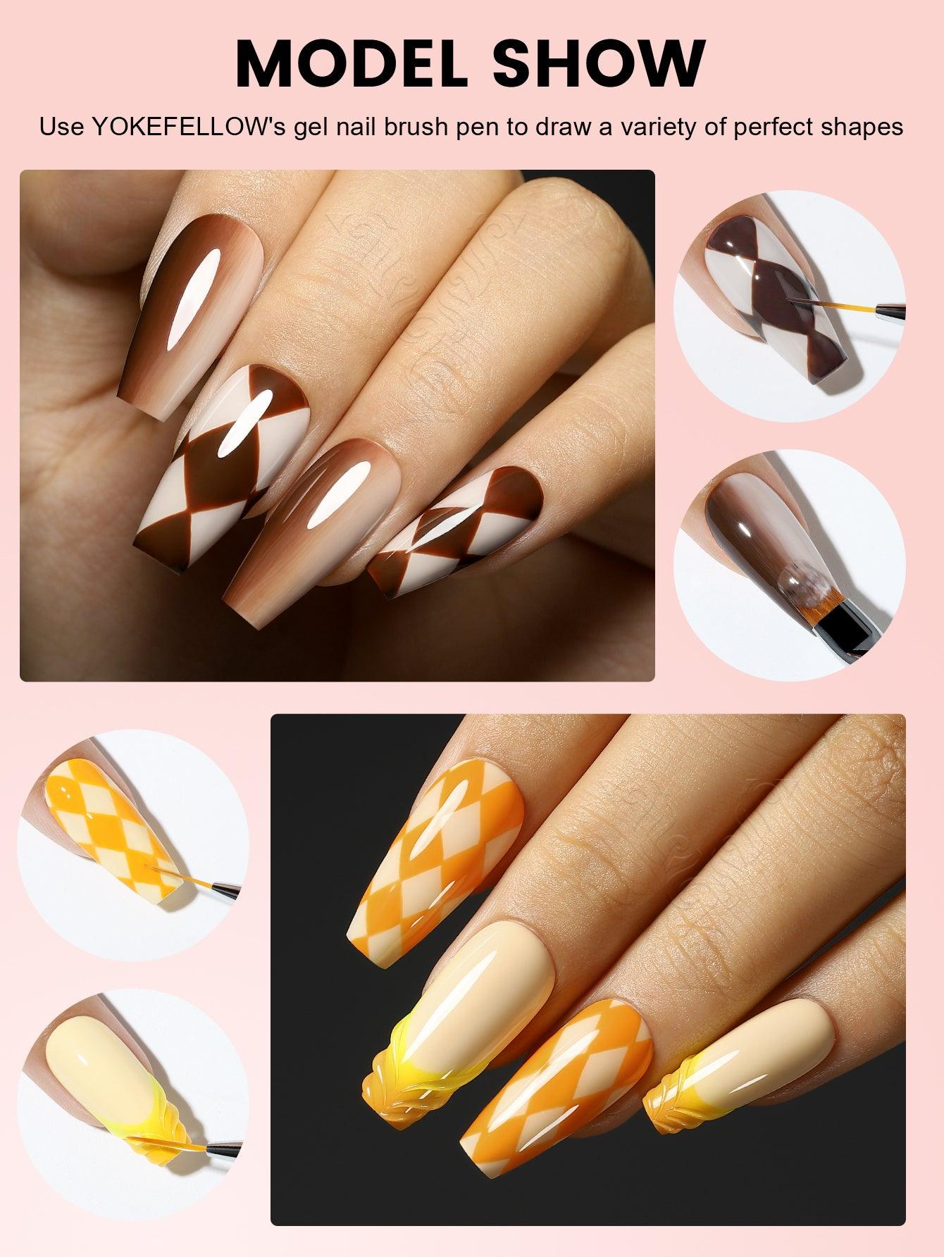 Double Head Nail Brush-002