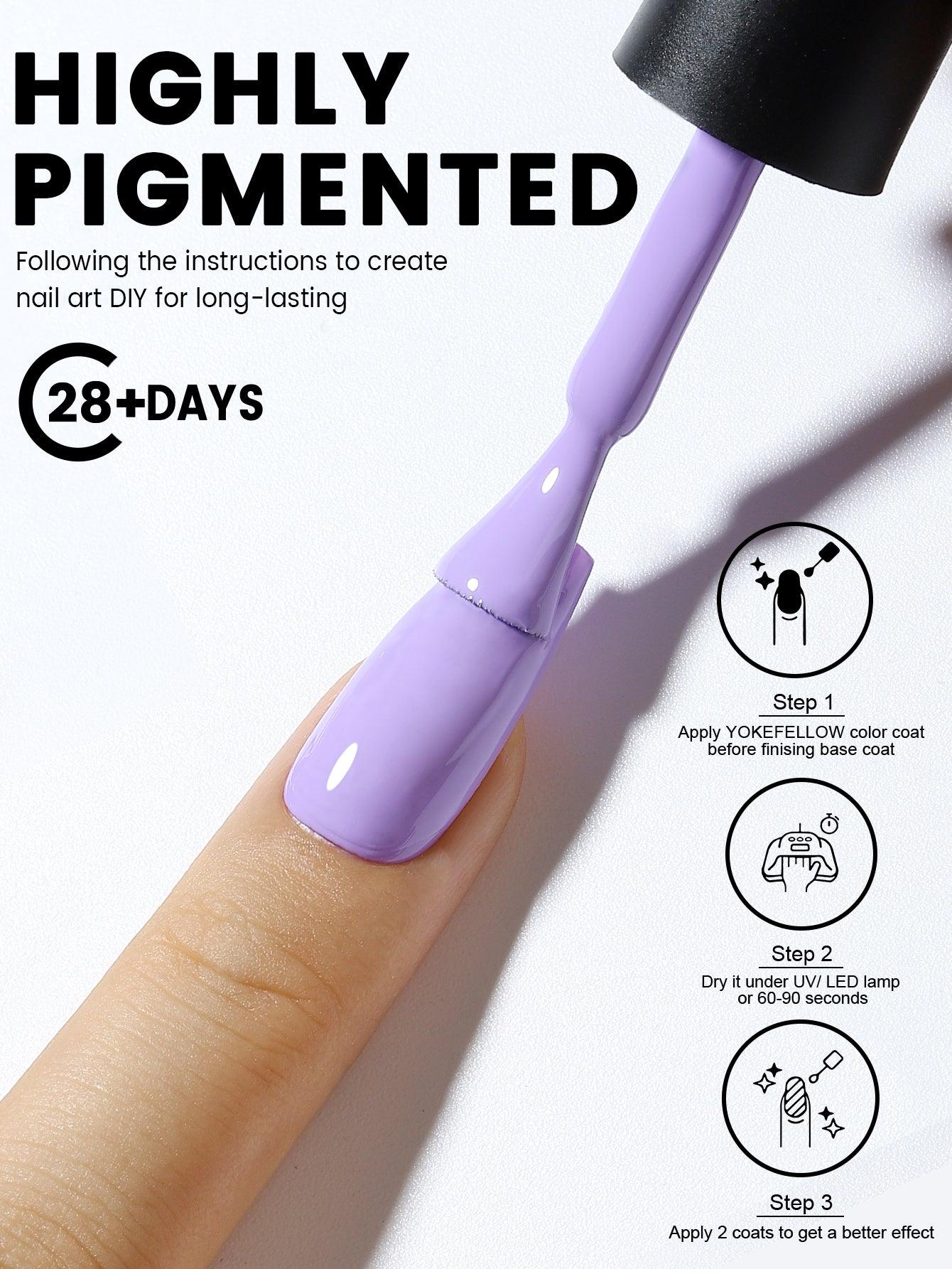 Purple Series-3 Colors Gel Polish Set