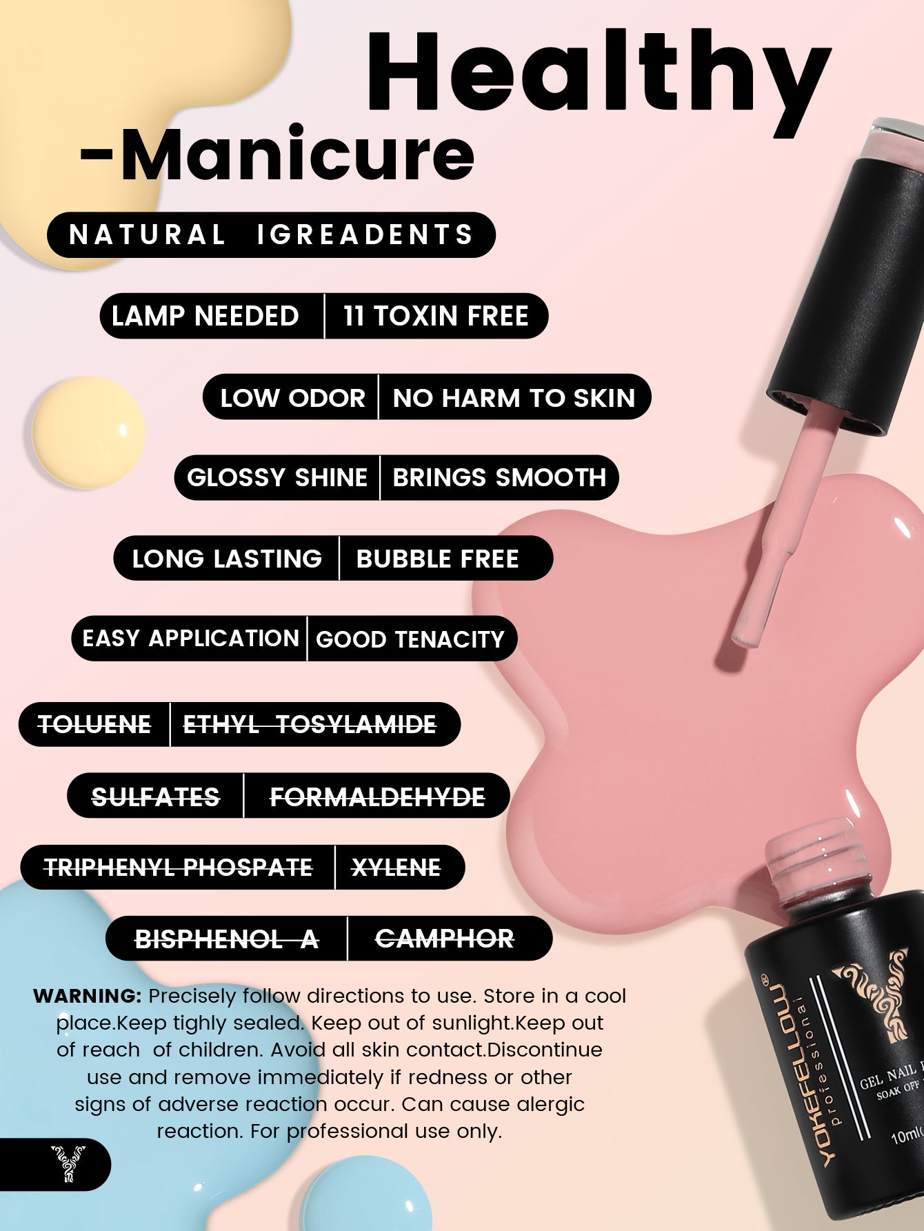 Spring Series-3 Colors Gel Polish Set