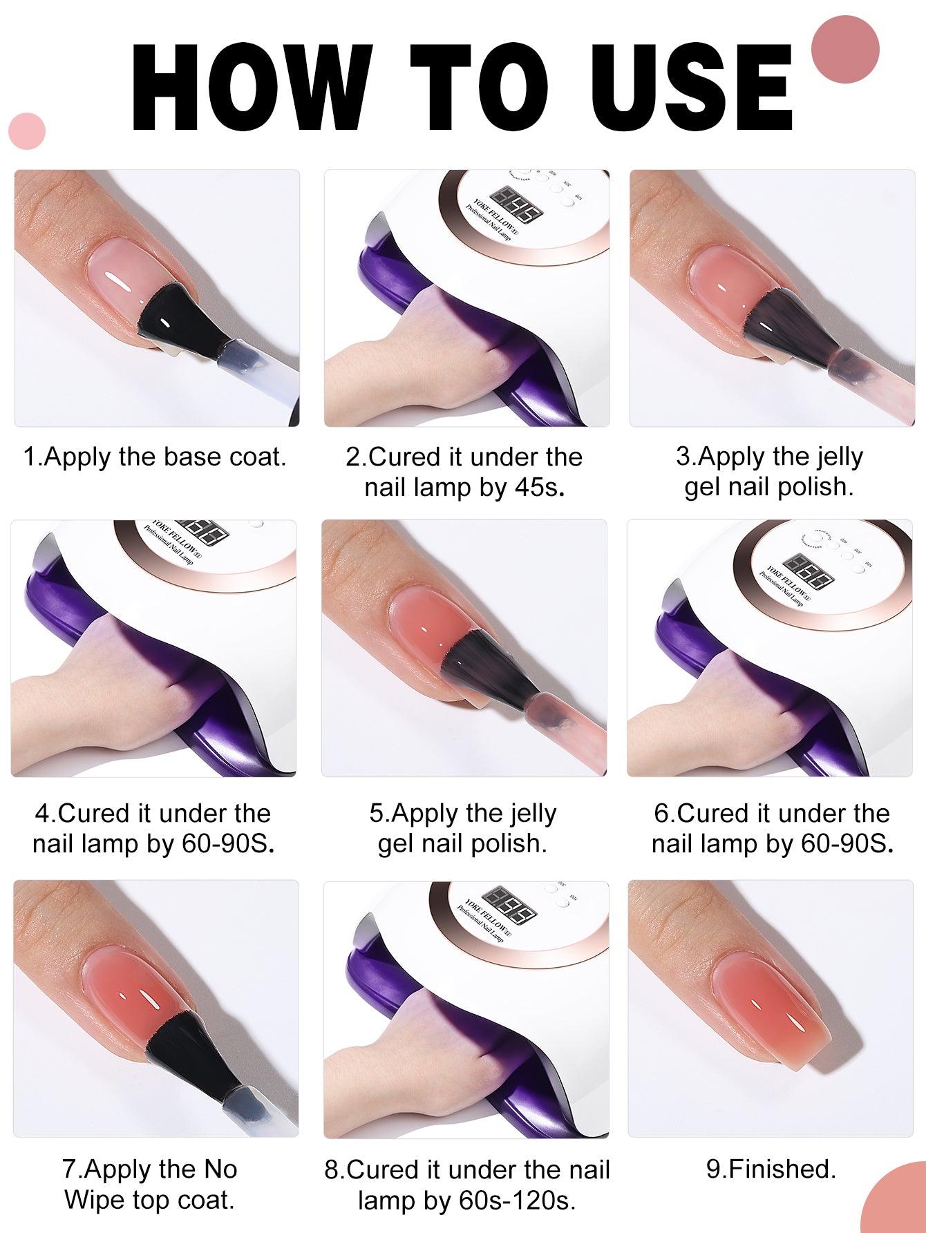 Jelly Series-6 Colors Gel Polish Set