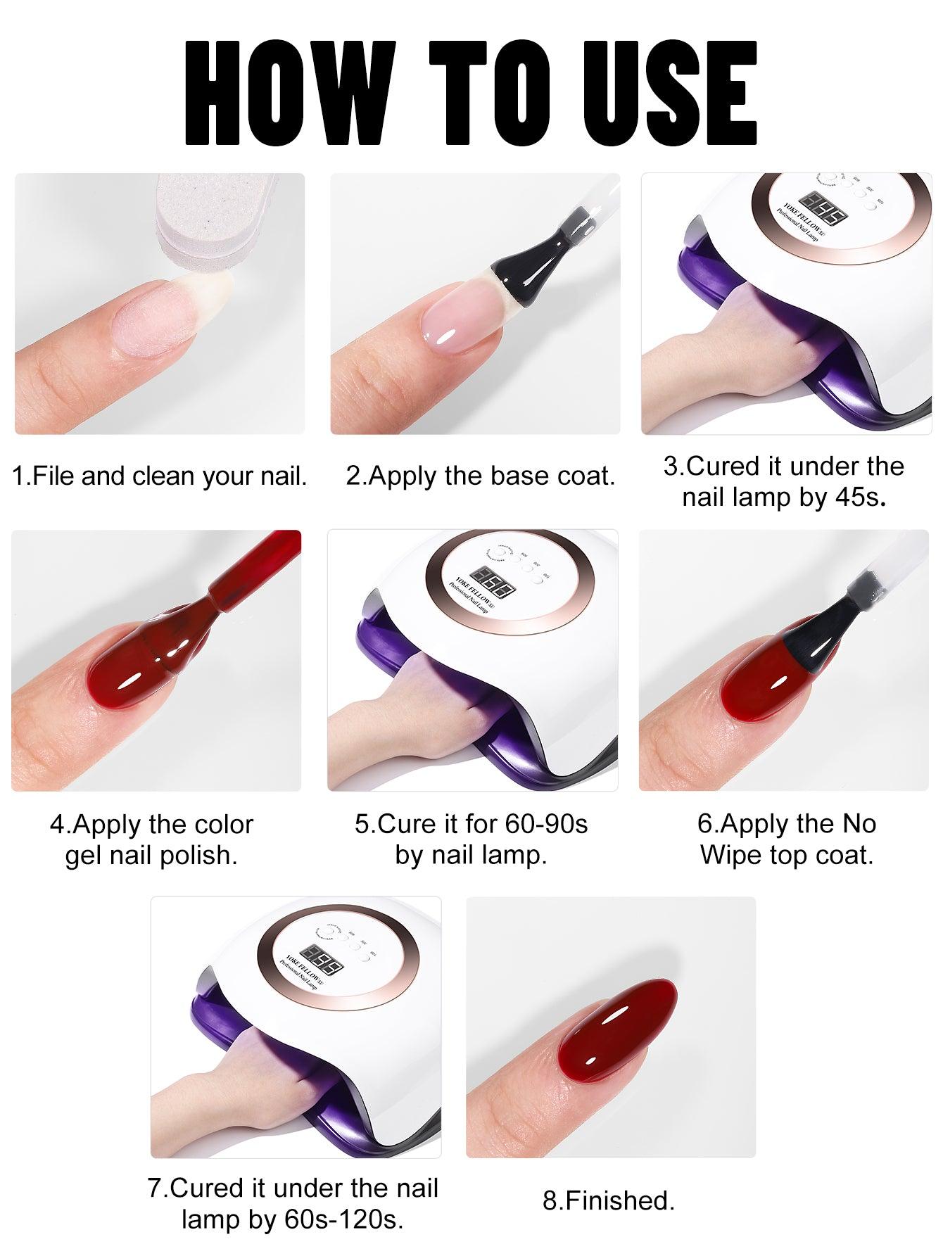 10ML Gel Polish-White - YokefellowBeauty