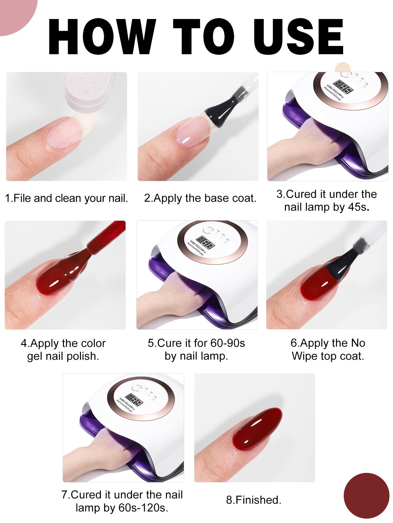 Pink Series-6 Colors Gel Polish Set - YokefellowBeauty