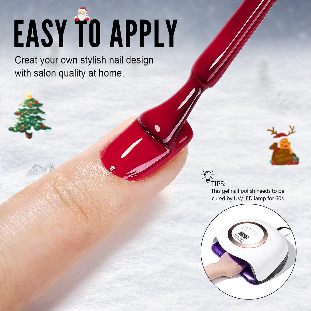 Christmas Series-6 Colors Gel Polish Set - YokefellowBeauty