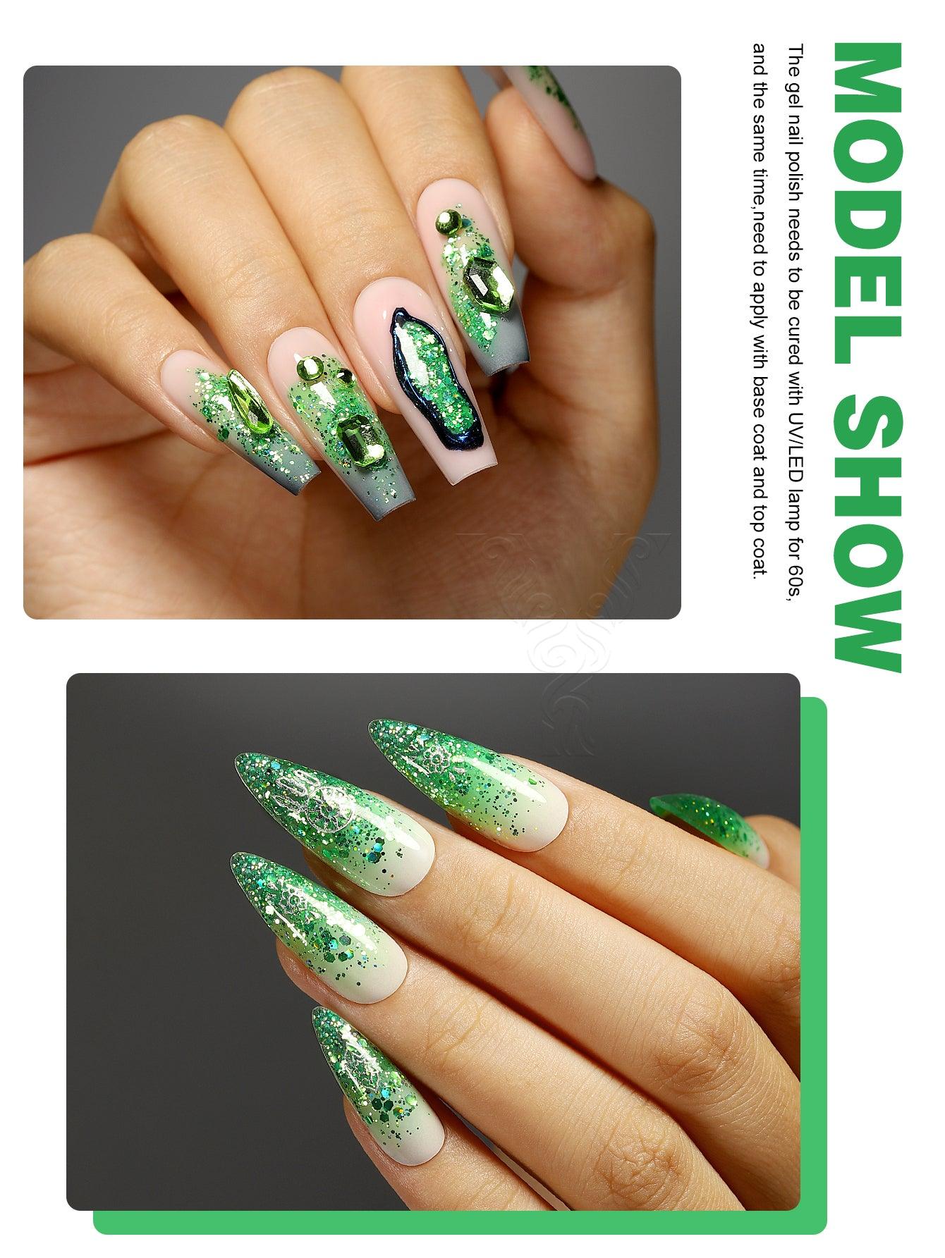 10ML Glitter Gel Polish-YM194