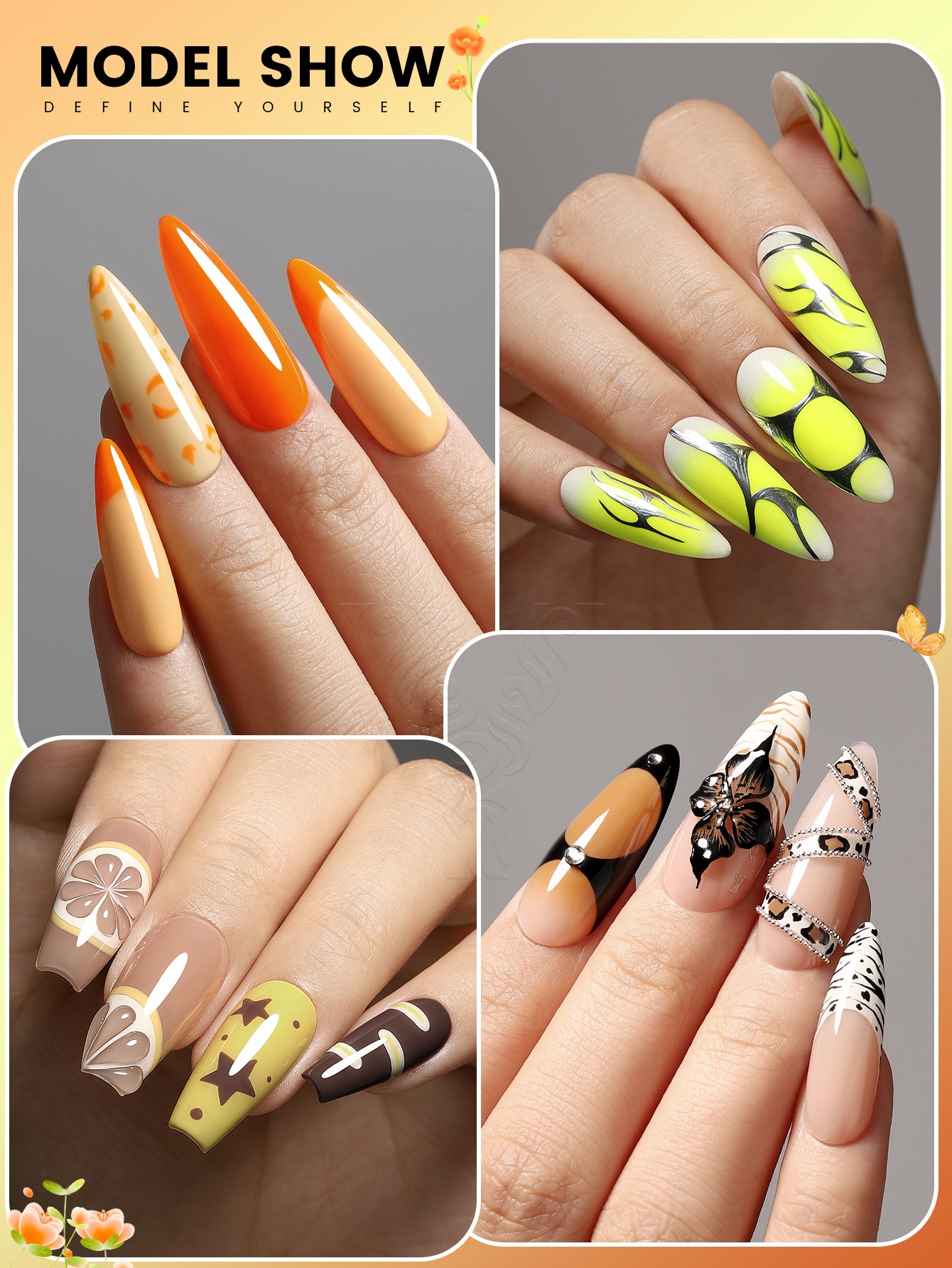 Serie Primavera - Set de 6 esmaltes en gel