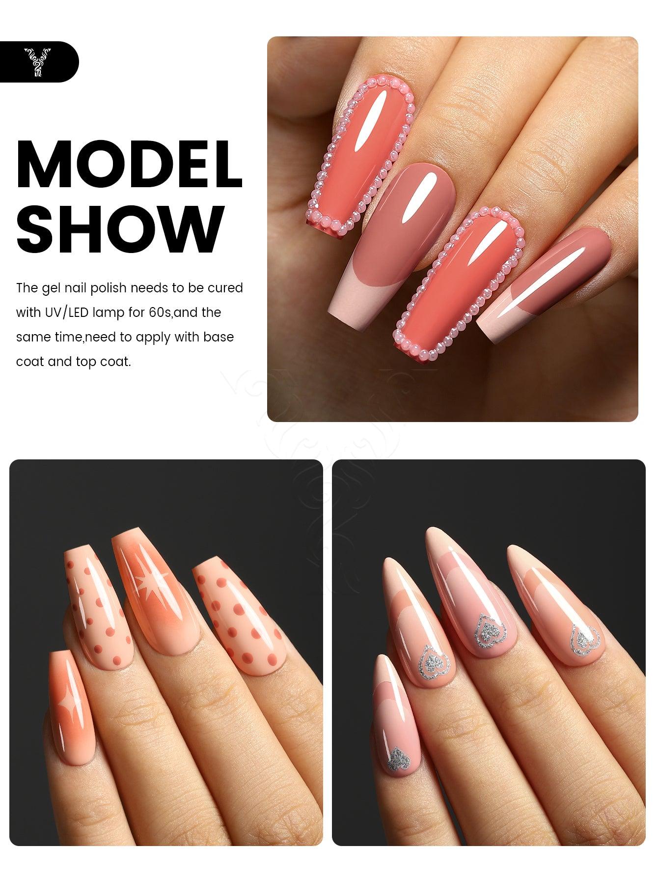 Orange Series-3 Colors Gel Polish Set