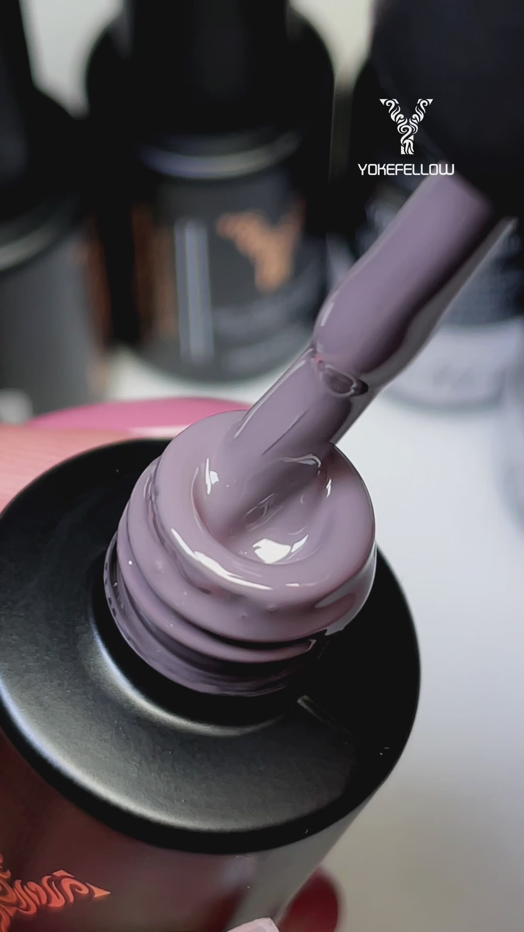 Charger la vidéo : Série rose - Coffret de 6 vernis gel