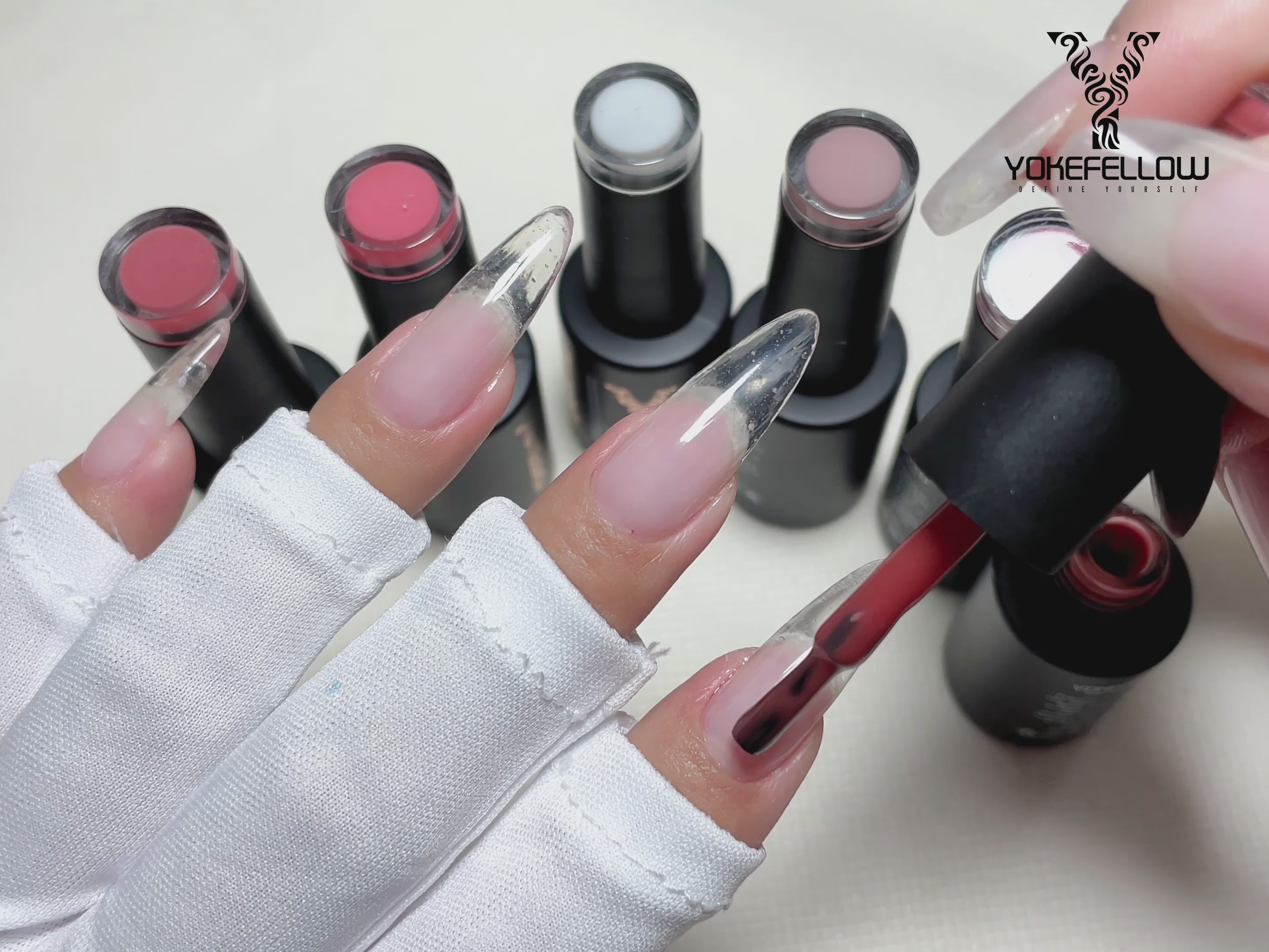 Cargar vídeo: Juego de esmaltes en gel Jelly Series-6 colores
