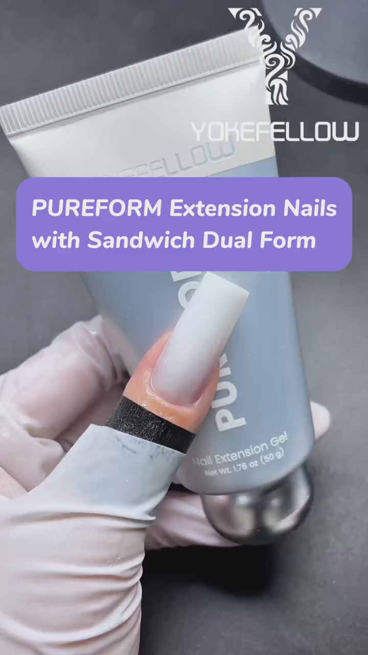 Video laden: 50G Pureform Nail Extension Gel-PF02(Pure Snow)