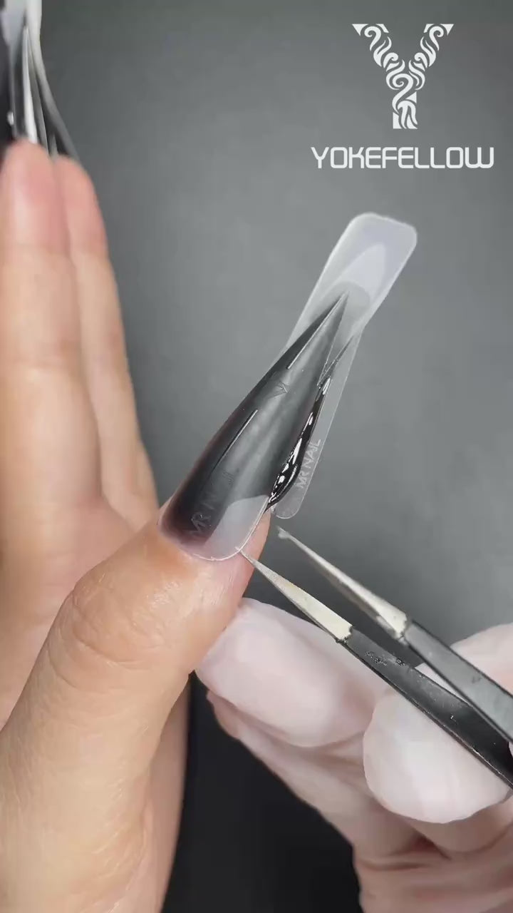 Load video: 50G Pureform Nail Extension Gel-PF08(Midnight Veil）