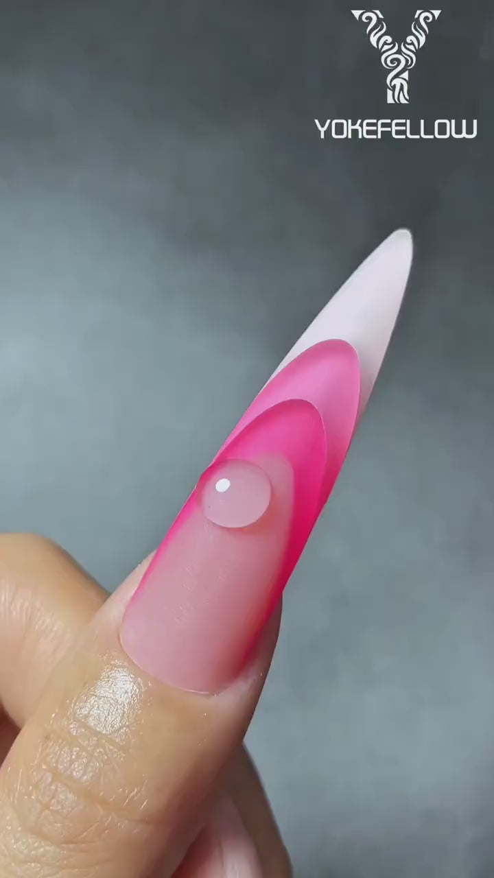 Load video: Stiletto ImMaster 3D Reverse French Dual Form-IM112