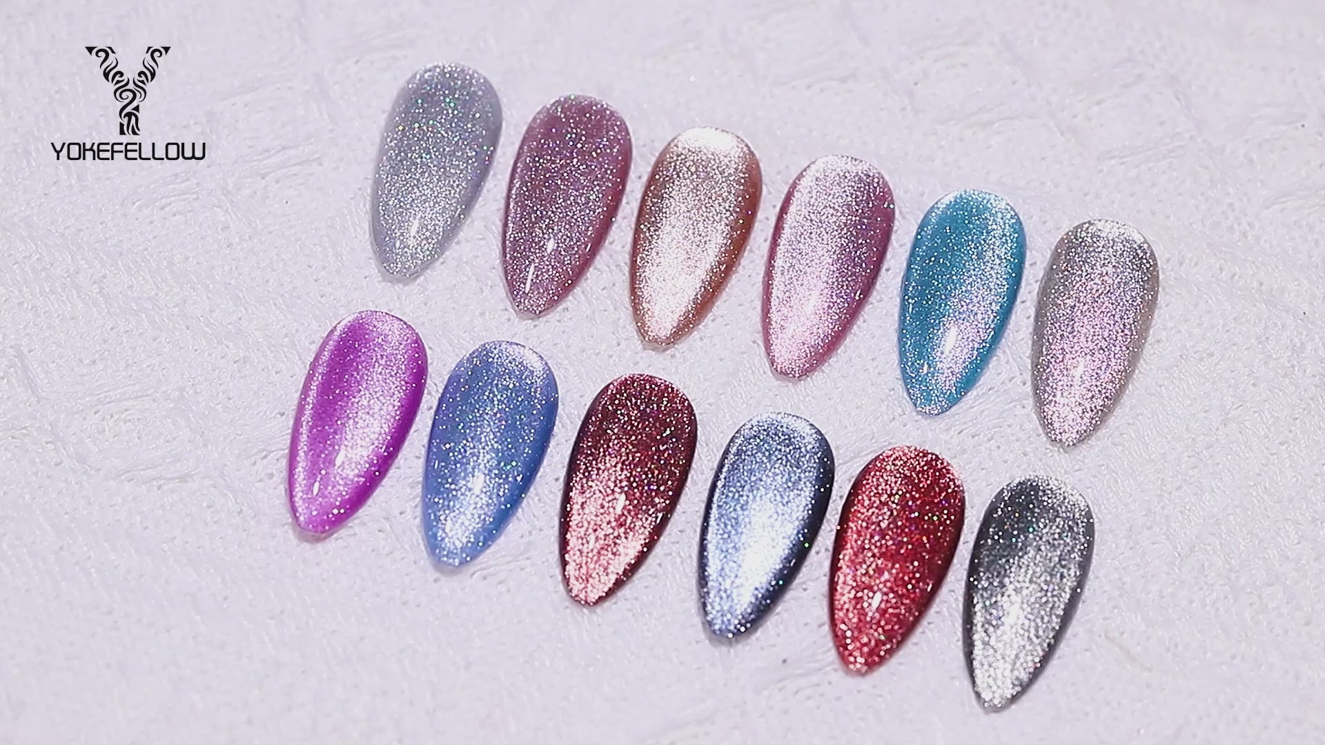Load video: 10ML Cat Magnetic Gel Polish-AC11
