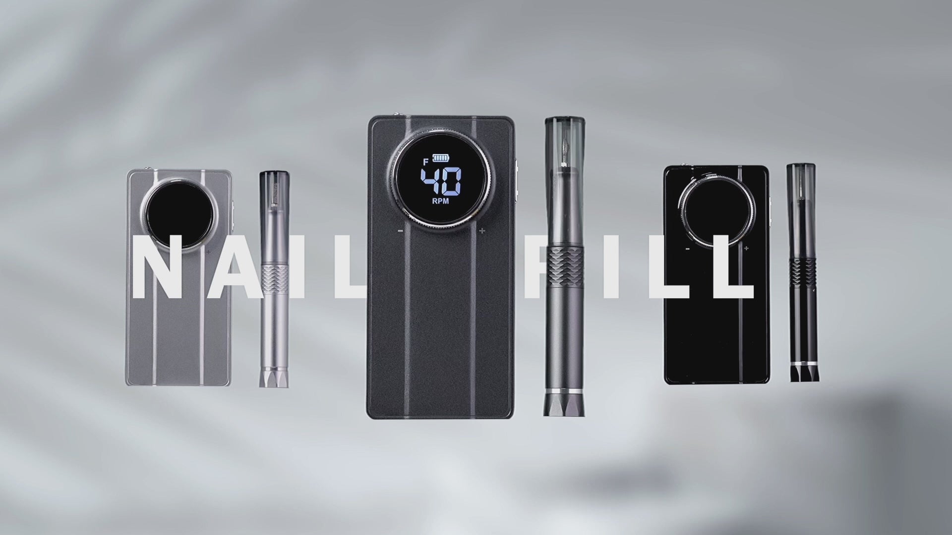 Charger la vidéo : Perceuse à ongles sans balais 40 000 tr/min-YK-801