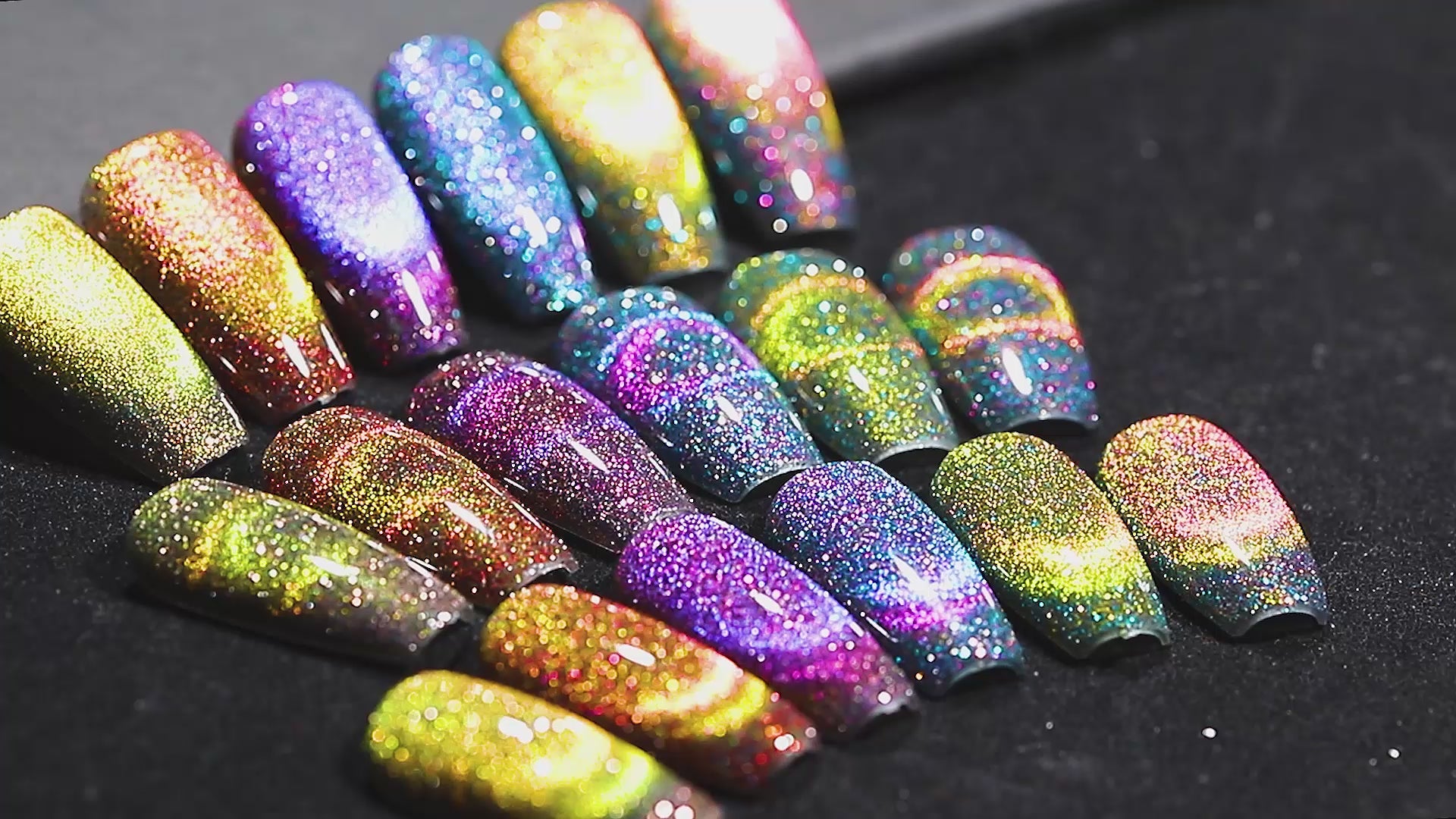 Load video: 10ML 9D Cat Magnetic Gel Polish-DC05