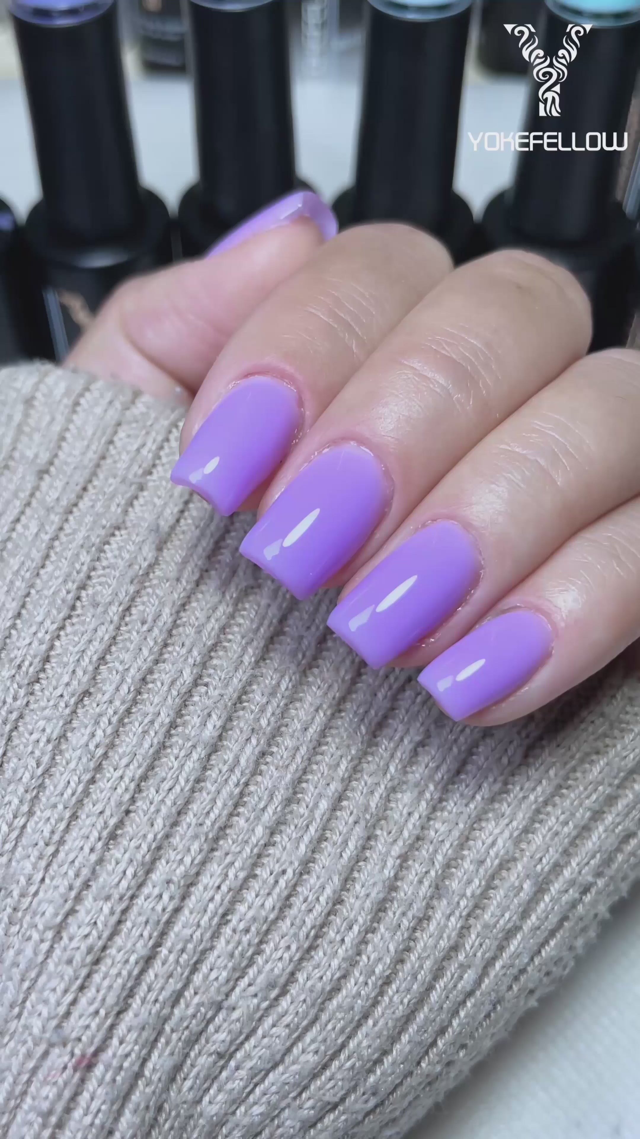 Load video: Rubber Base Gel-6PCS Gel Polish Set