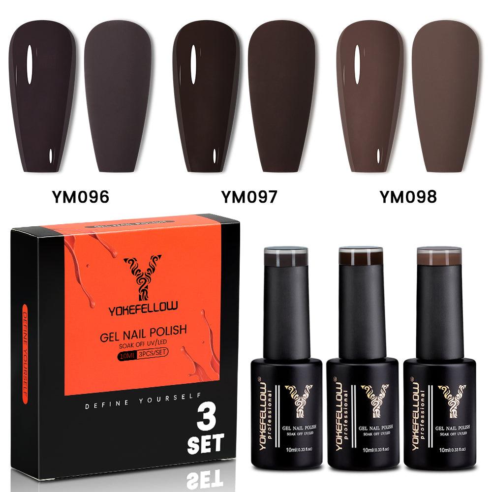 Gray Series-3 Colors Gel Polish Set