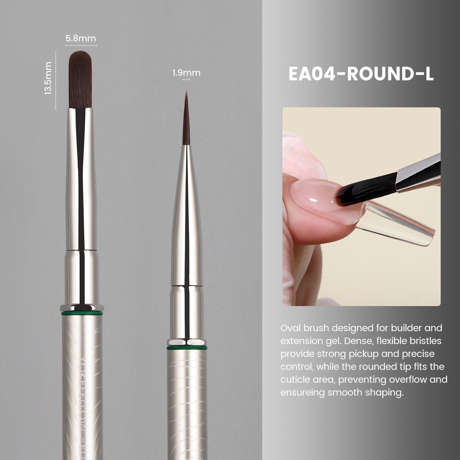 EliteAlly Nail Art Brushes-EA06(LINER-L)
