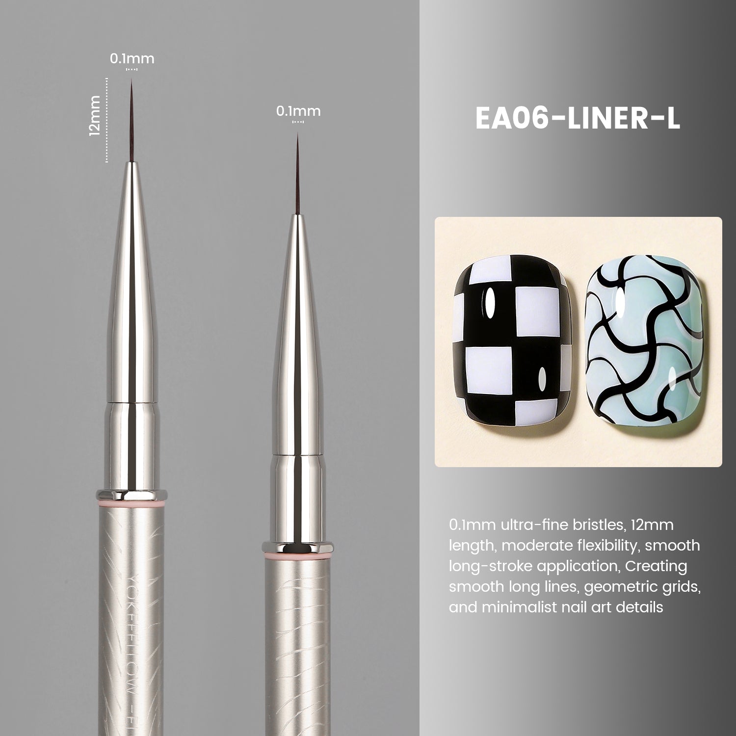 EliteAlly Nail Art Brushes-EA06(LINER-L)