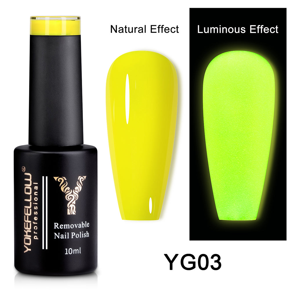 10ML Luminous Gel Polish-YG03 - YokefellowBeauty