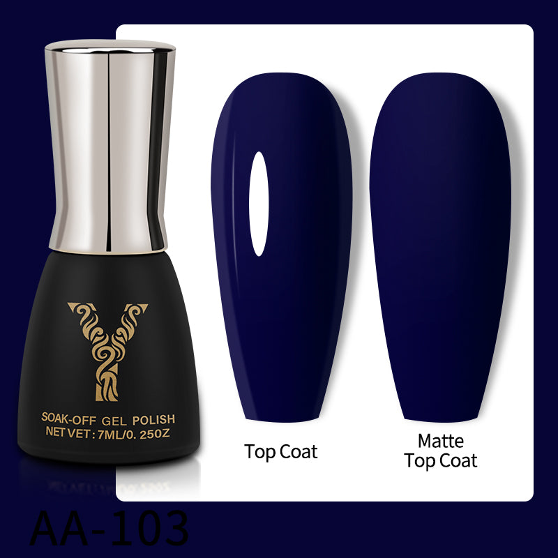 7ml 128 colors solid color nail gel polish (AA065-AA128) - YokefellowBeauty