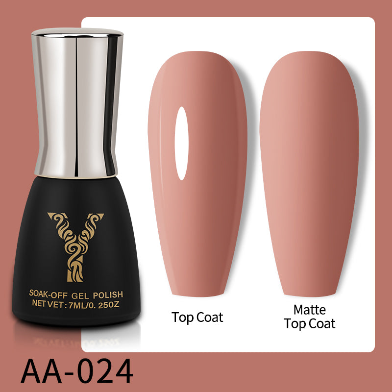 7ml 128 colors solid color nail gel polish (AA001-AA064) - YokefellowBeauty