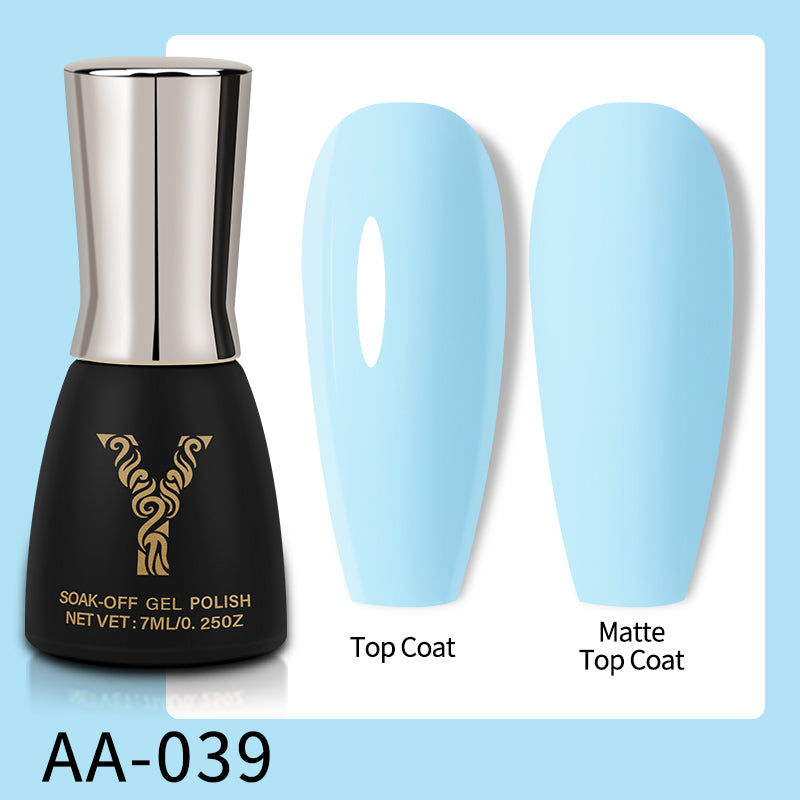 7ml 128 colors solid color nail gel polish (AA001-AA064) - YokefellowBeauty