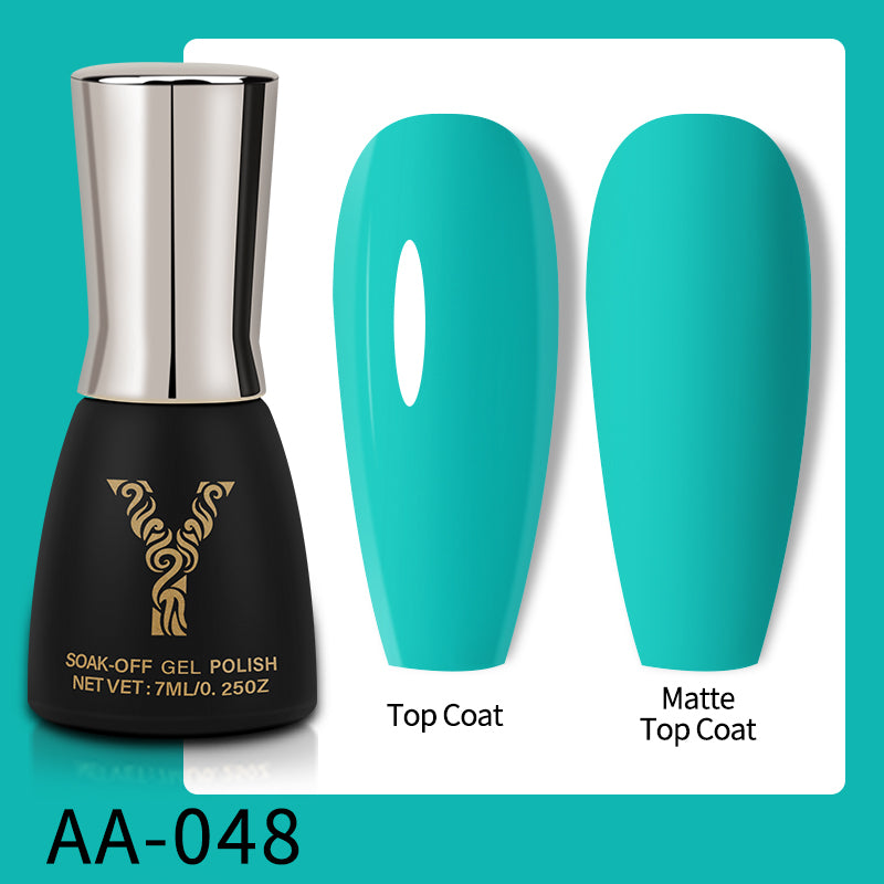 7ml 128 colors solid color nail gel polish (AA001-AA064) - YokefellowBeauty