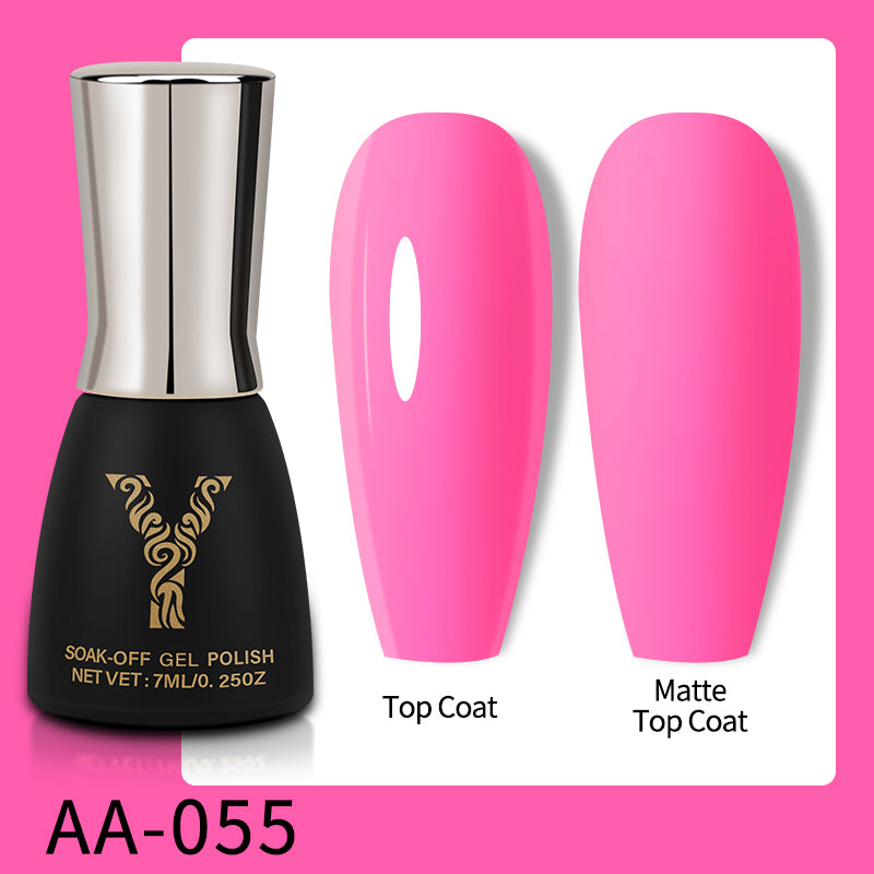 7ml 128 colors solid color nail gel polish (AA001-AA064) - YokefellowBeauty