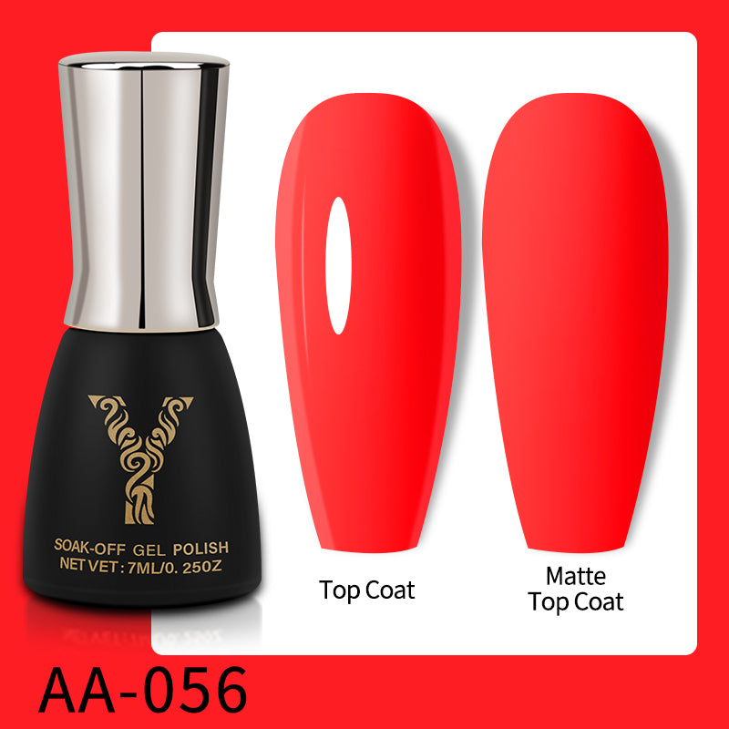 7ml 128 colors solid color nail gel polish (AA001-AA064) - YokefellowBeauty