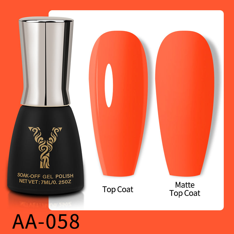 7ml 128 colors solid color nail gel polish (AA001-AA064) - YokefellowBeauty