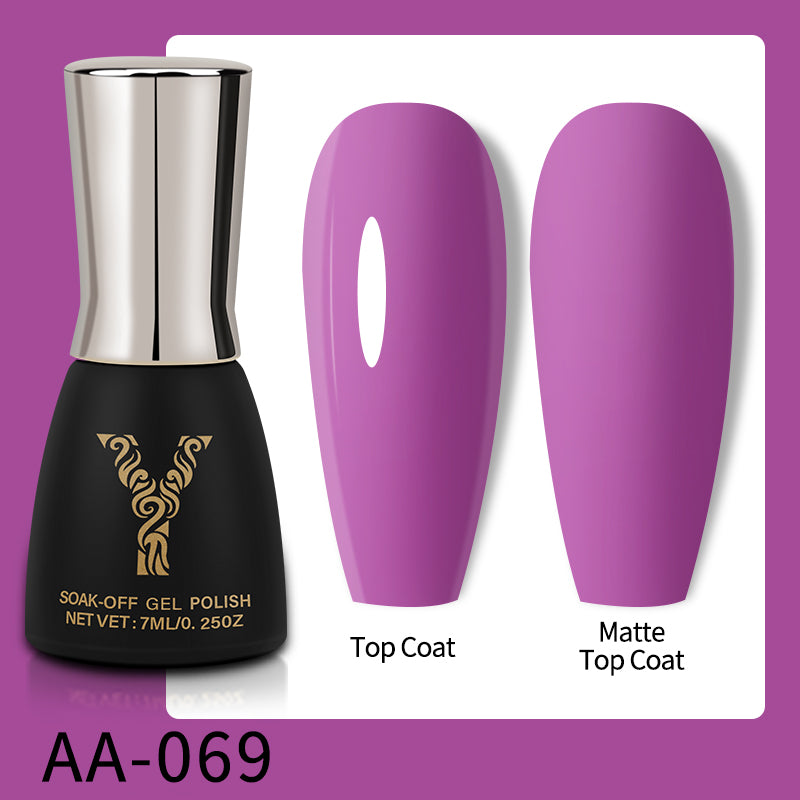 7ml 128 colors solid color nail gel polish (AA065-AA128) - YokefellowBeauty