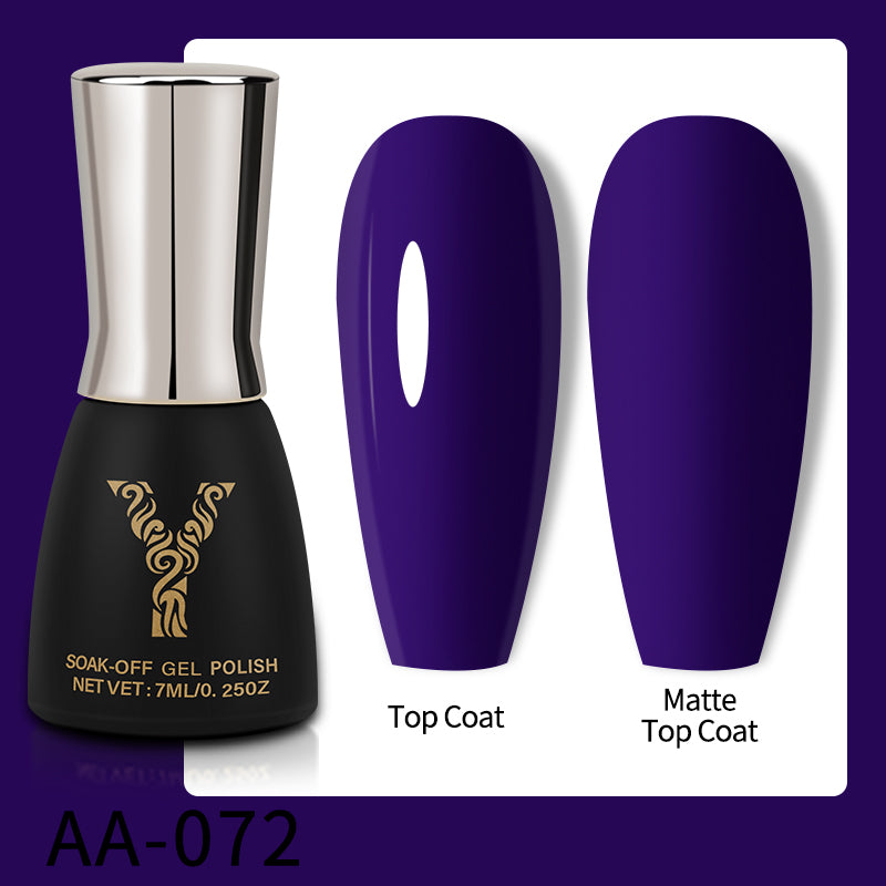 7ml 128 colors solid color nail gel polish (AA065-AA128) - YokefellowBeauty