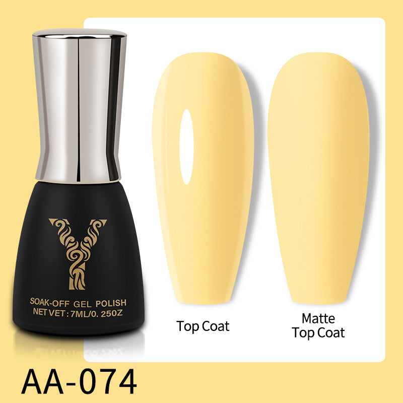 7ml 128 colors solid color nail gel polish (AA065-AA128) - YokefellowBeauty